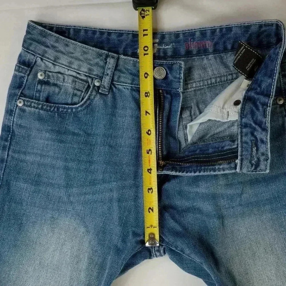 7 For All Mankind Size 16 Slimmy Womens Blue Jeans - Picture 3 of 9